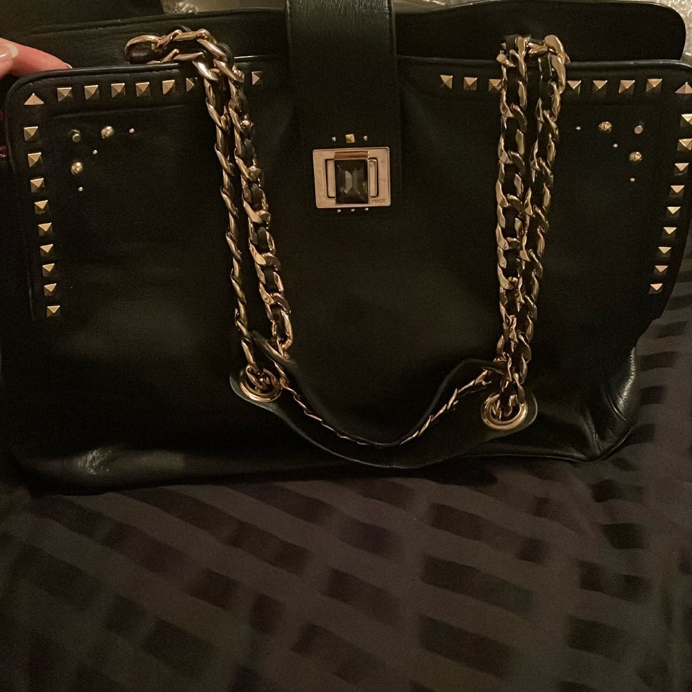 Juicy Couture Leather Handbag with Stud Detail - Picture 1 of 8